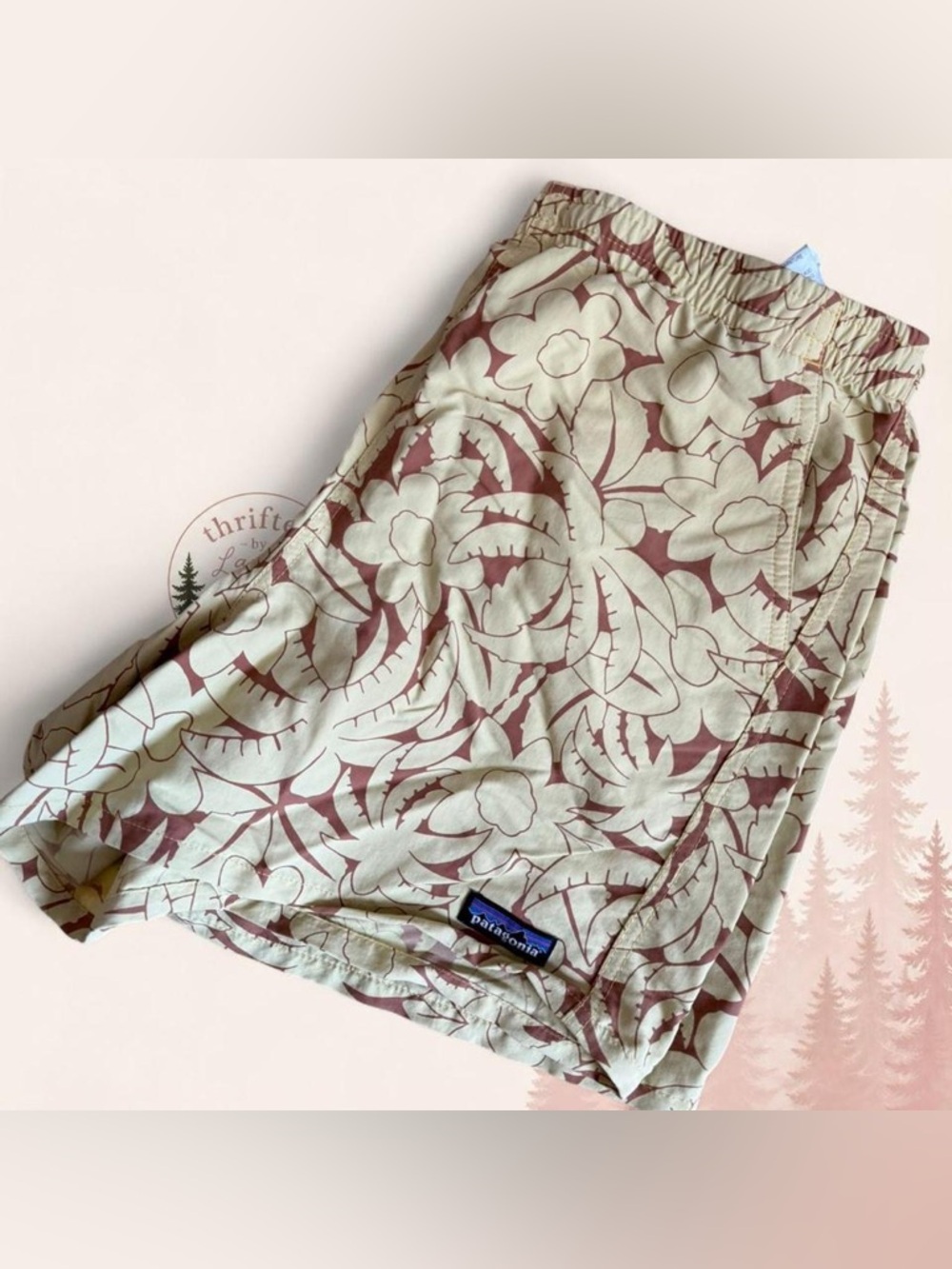 Patagonia Floral Baggies Shorts Size L